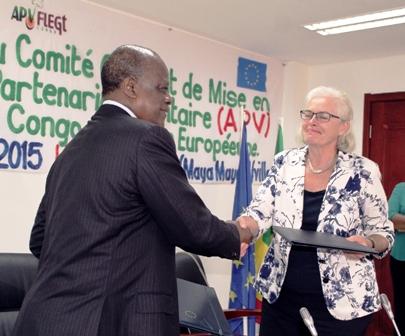 3ème réunion du Comité Conjoint de Mise en œuvre de l’APV-FLEGT : la République du Congo et l’UE apprécient le niveau d’exécution des décisions du 2ème CCM